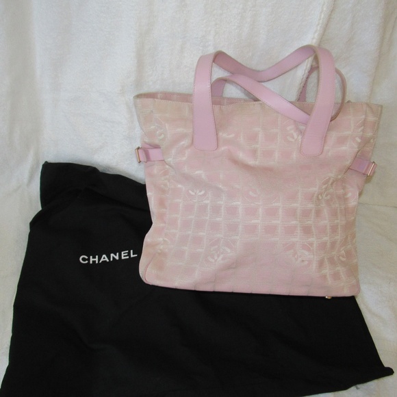 Chanel Nylon Travel Tote Bag with zipper